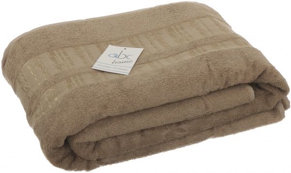 Простирадло махрове 160x215 см бежевий ABC 