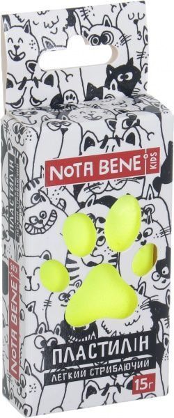 Пластилін легкий стрибаючий 15 г лимон неон Nota Bene
