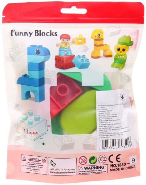 Конструктор Shantou Funny Blocks Зелена Жабка C1366620
