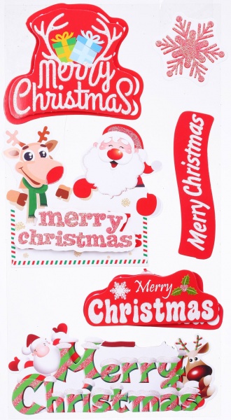 Наклейка декоративна паперова (3 дизайни) в асортименті 20x34 см