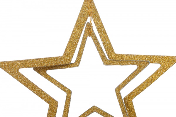 Декоративна підвіска ПіонеR 7 зірок різних розмірів (2 види) в асортименті