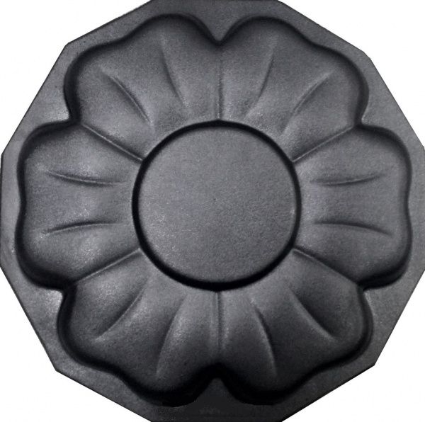 Форма-трафарет для виготовлення садових доріжок Квітка 430x430x50 мм