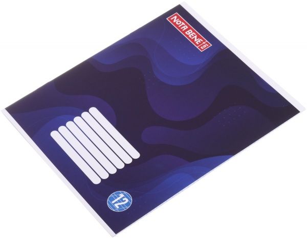 Тетрадь школьная 12 листов косая линия 2021_2 Nota Bene