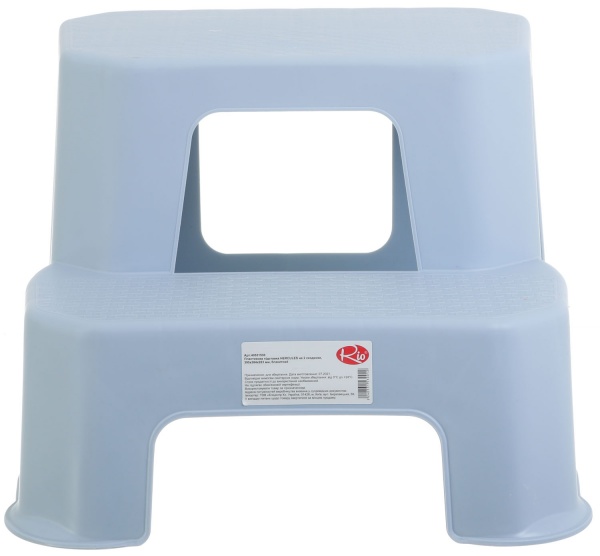 Підставка пластикова RIO 6108BL HERCULES на 2 сходинки блакитна 395x394x283 мм