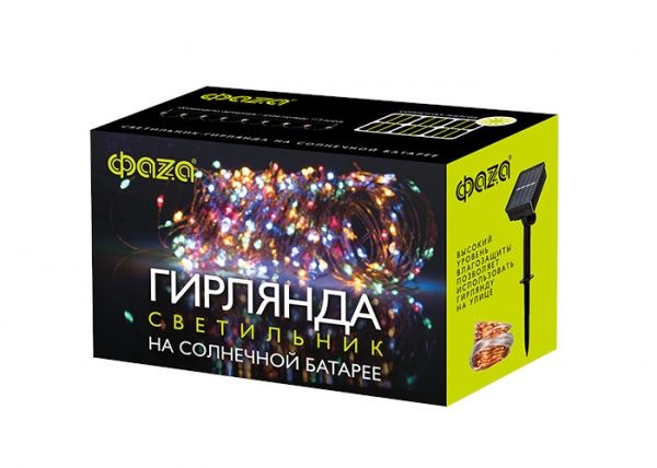 Гирлянда ФАZА SLR-G03-100M встроенный светодиод (LED) 100 ламп 11,9 м
