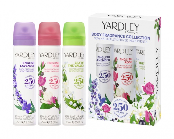 Набір подарунковий для жінок Yardley Дезодорант 3x75 мл