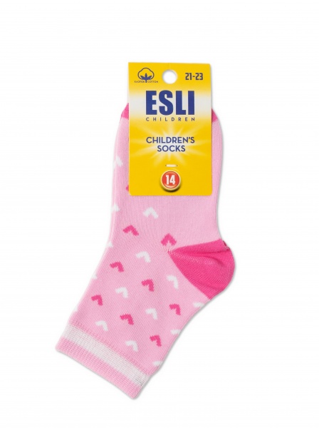 Шкарпетки для дівчаток Conte-Kids 21С-90СПЕ 644 р.14 світло-рожевий 