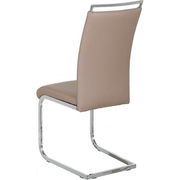 Стілець обідній Ното сірий/капучино