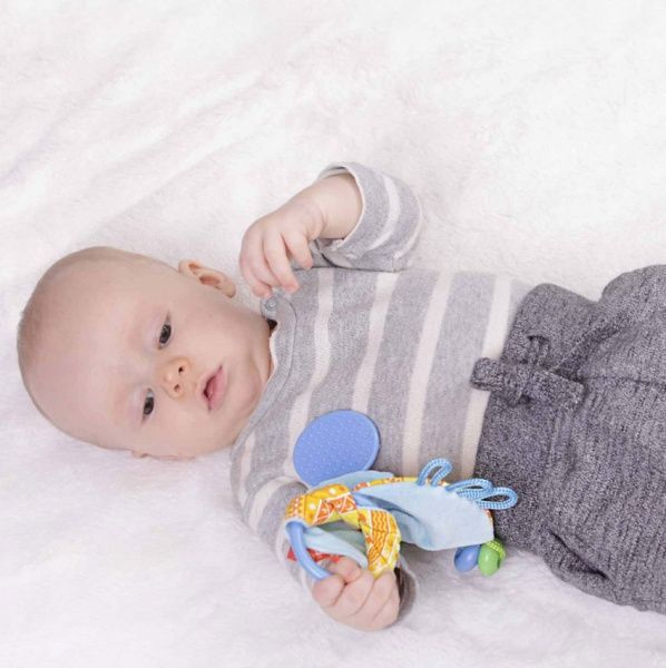 Іграшка розвивальна Macик Вушка з прорізувачем жовті МС 030601-03