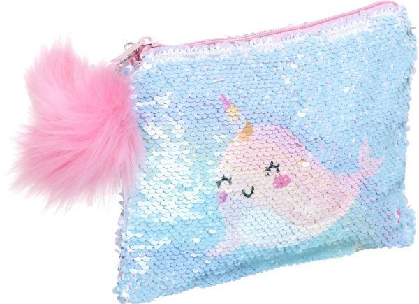 Пенал шкільний Паєтки радуга 21x15 см MF988928-4