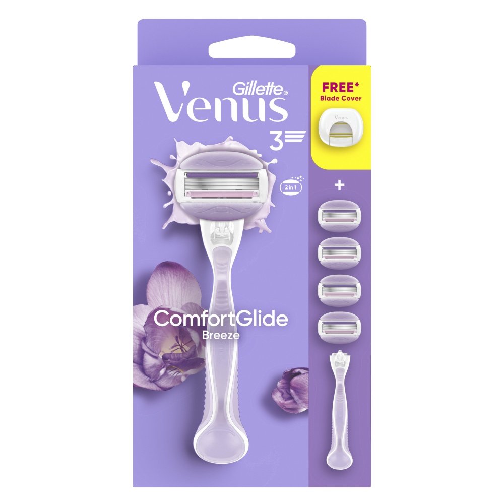 Станок для гоління Gillette Venus ComfortGlide Breeze з 4 змінними картриджами