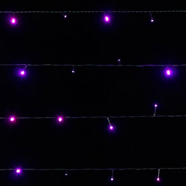 Гирлянда линейная LED 80 ламп 8 м красно-синяя