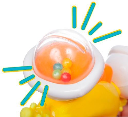 Іграшка-прорізувач Bebelino Крабик 58063