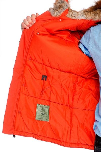 Куртка-парка Alpha Industries Polar Jacket rf р.ХXL red
