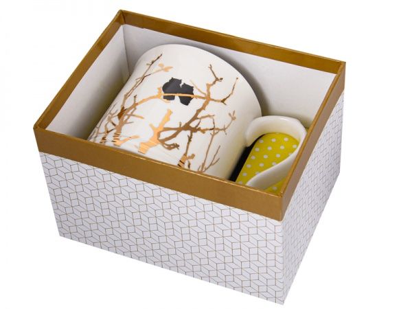 Чашка для чаю Золоті Сови 380 мл 924-660 Lefard