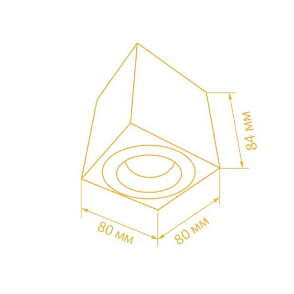Світильник точковий LightMaster MLT103-AR MR16 8 Вт G5.3 білий 