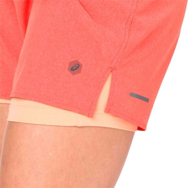 Шорти Asics 2-N-1 5.5IN SHORT 154557-6051 р. XS кораловий