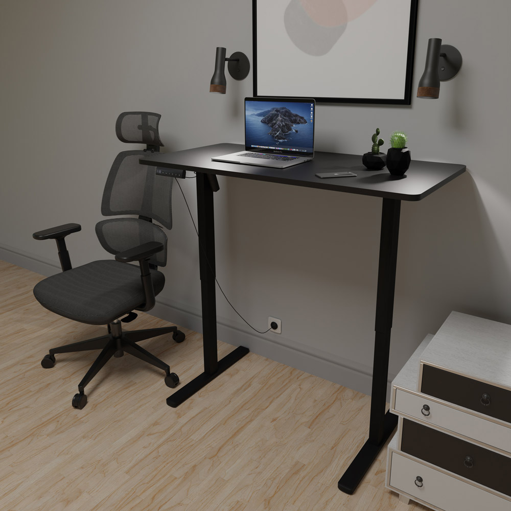 Стіл комп'ютерний Mealux PowerDesk Lite Black (EVO-201 Lite B/B)