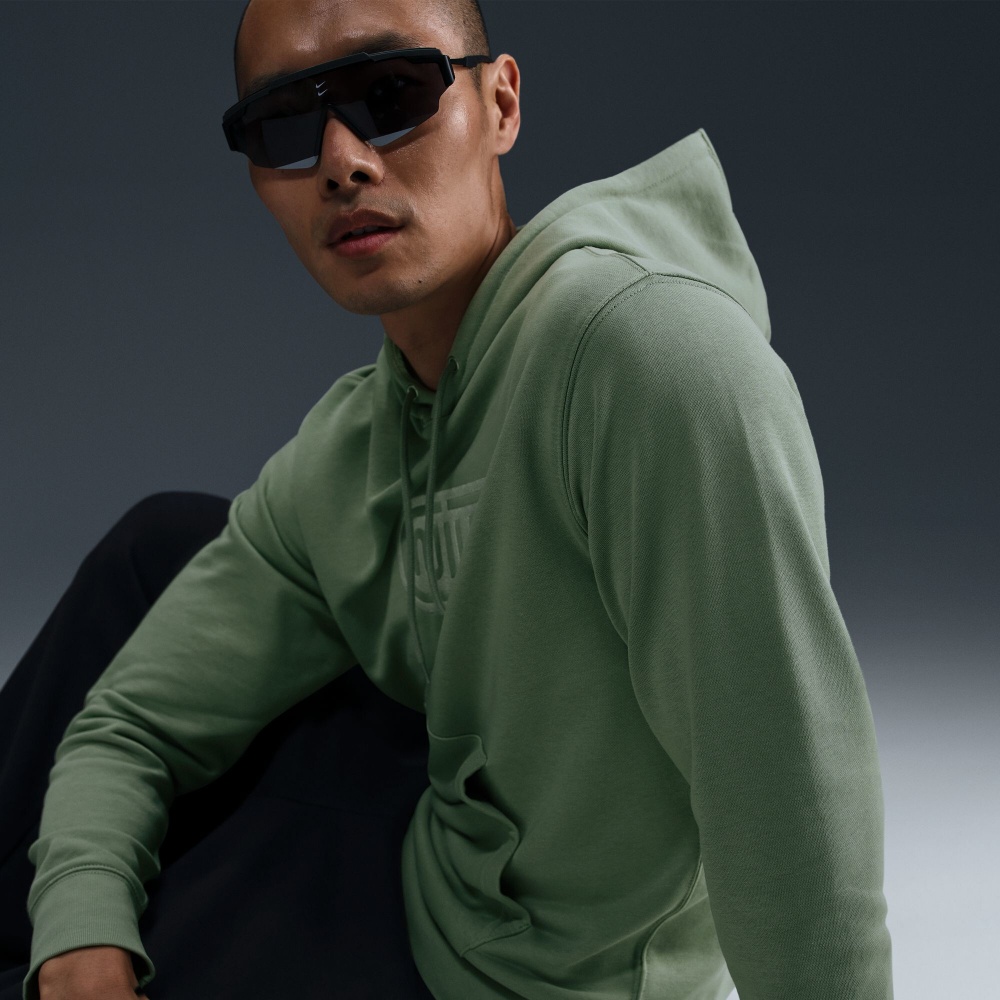 Джемпер Nike M NK CLUB FT HOODIE FONT GX HJ2506-370 р.L хакі