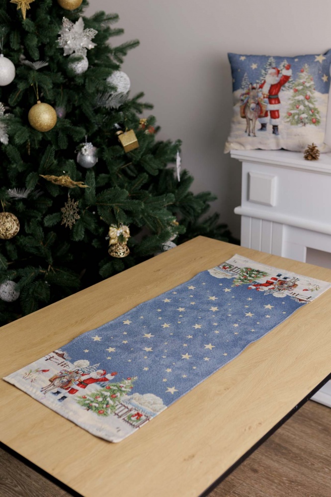 Подушка декоративна Вітання від Санти 45x45 см La Nuit