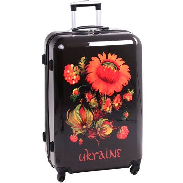 Чемодан Underprice Петриковская роспись Цветы 42х26х59 см 11031265