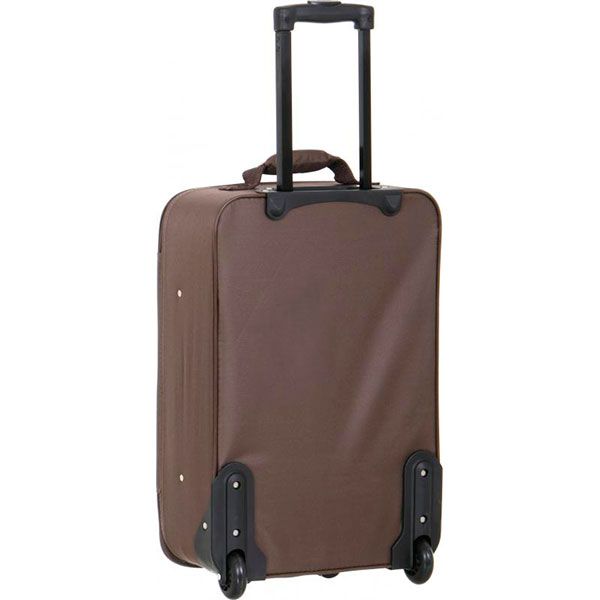 Чемодан Underprice 1022NC коричневый с бежевым 61x40x20 см