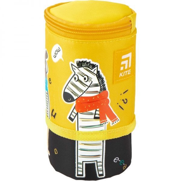 Пенал 684-3 KITE жовтийчорний