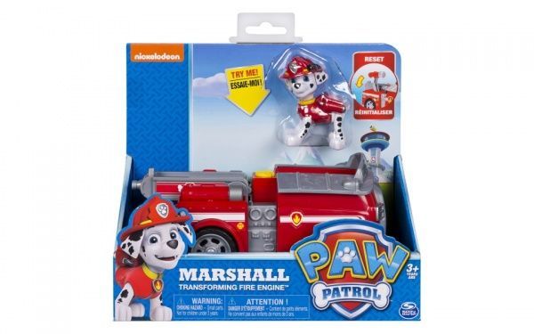 Игровой набор Spinmaster Щенячий патруль: спасательный автомобиль-трансформер с Маршалом SM16601/0931 