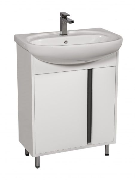 Тумба напольная Aqua Rodos Терра с умывальником Новая 65 см