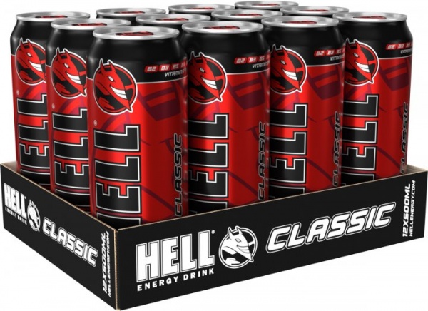 Енергетичний напій HELL Classic 0,5 л 