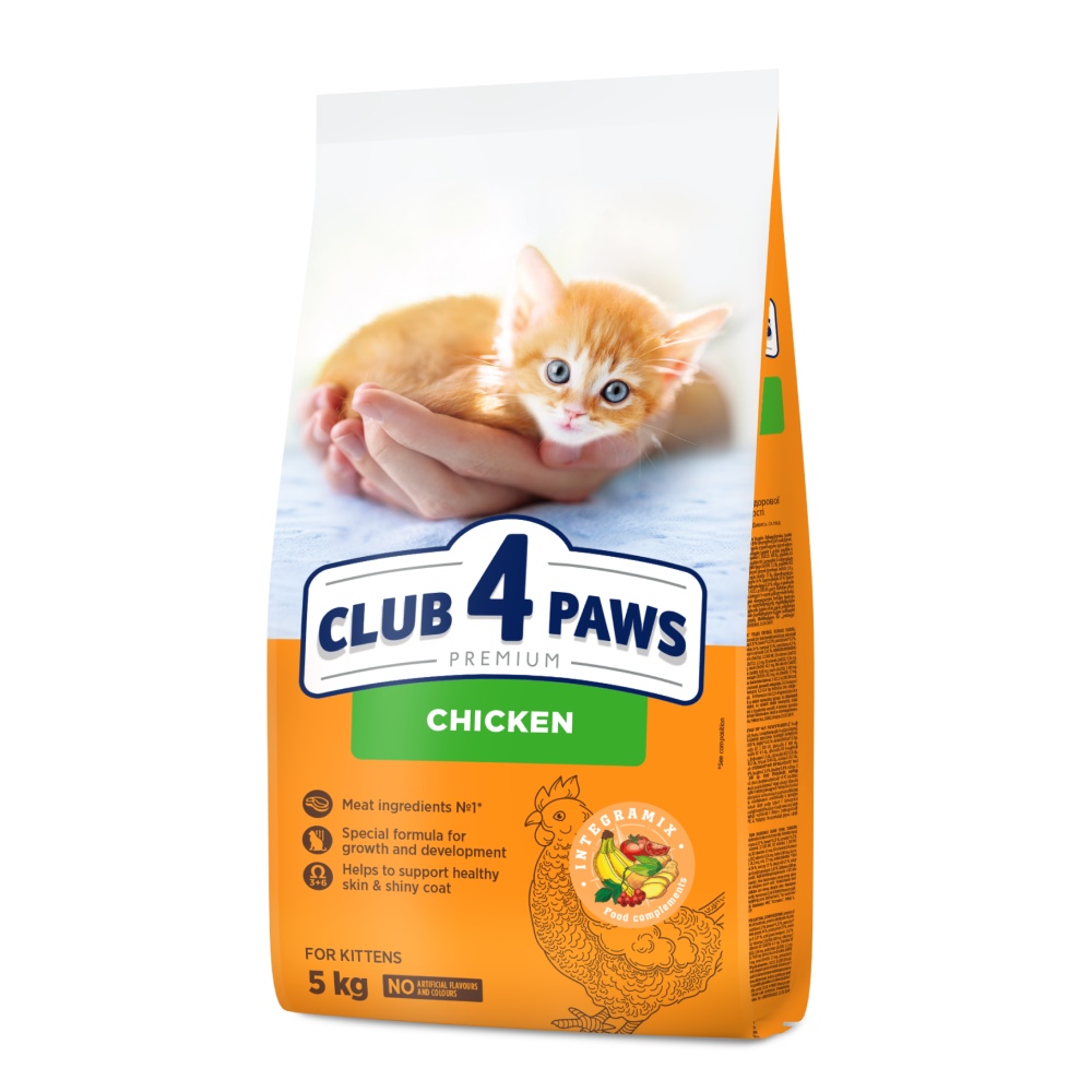 Корм сухий Club 4 Paws для кошенят