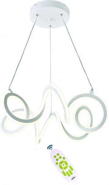 Люстра світлодіодна Hopfen 50W з пультом ДК 50 Вт білий 