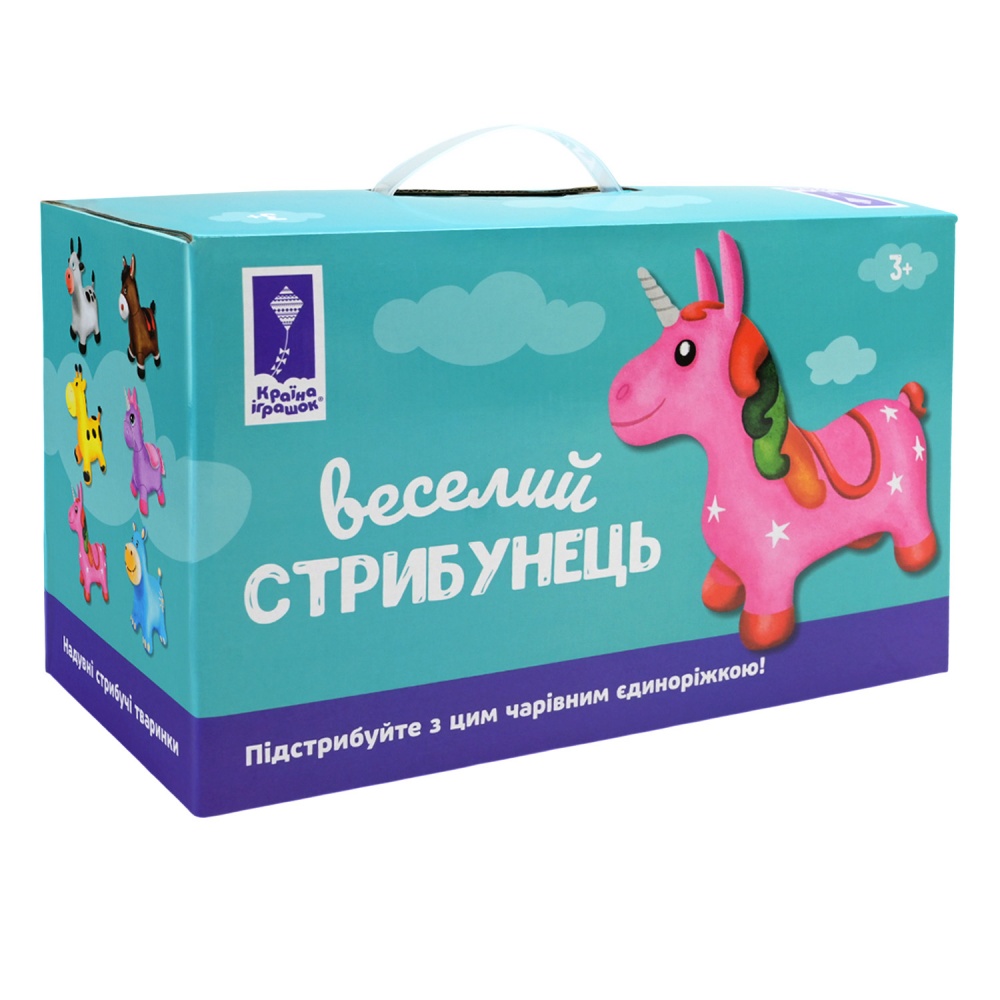 Попрыгунчик надувной Shantou Единорог PJ2806