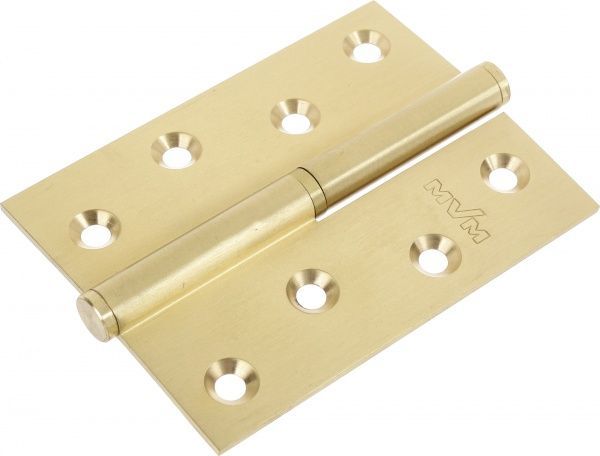 Петля съемная B-100L SB 100x75x2.5 мм матовая латунь левая