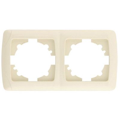 Рамка Viko Carmen 25.08.0126 кремовая