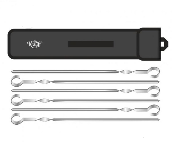 Набор шампуров Krauff + чехол и веер в подарок 29-274-002/1