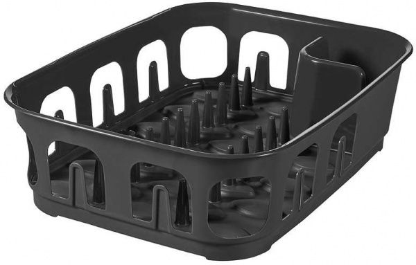 Сушарка для посуду Essentials 39x29x10,1 см темно-сіра Curver