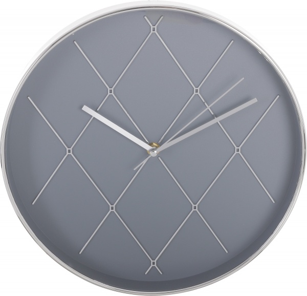 Годинник настінний Ningbo Royal Clock Noble (XYX 10635D) 30,6x30,6x4,5 см синьо-срібний
