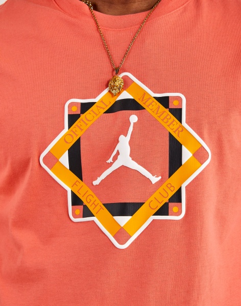 Футболка Nike M J FLT MVP GFX SS CREW DX9565-814 р.M красный