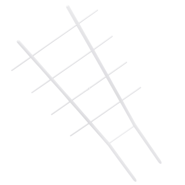 Драбинка пластикова для квітів 70 біла