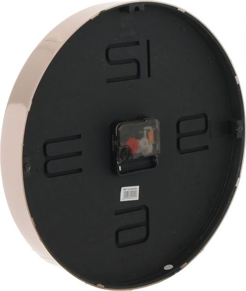 Часы настенные Модерн 30,5 см розовое золото