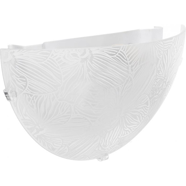 Светильник настенный Декора НББ Орхидея 1/2 1x60 Вт E27 белый 24971 