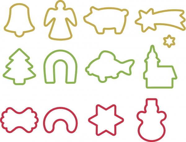 Набор форм для вырезания печенья Delicia 630902 Tescoma