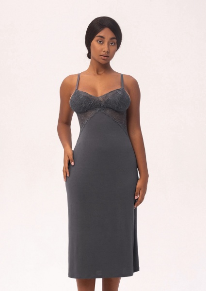 Ночная рубашка Roksana Laurika 1436/60460 р.XL серый