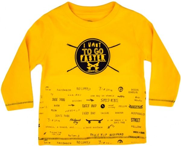 Футболка LOSAN р.86 жовтий 1348 