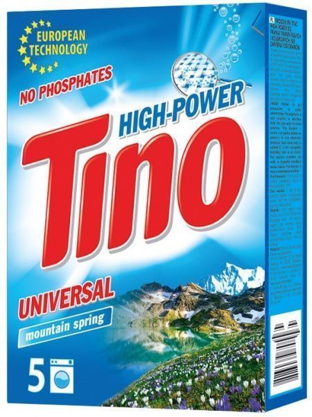 Пральний порошок для ручного прання Tino High-Power Mountain spring 0,35 кг