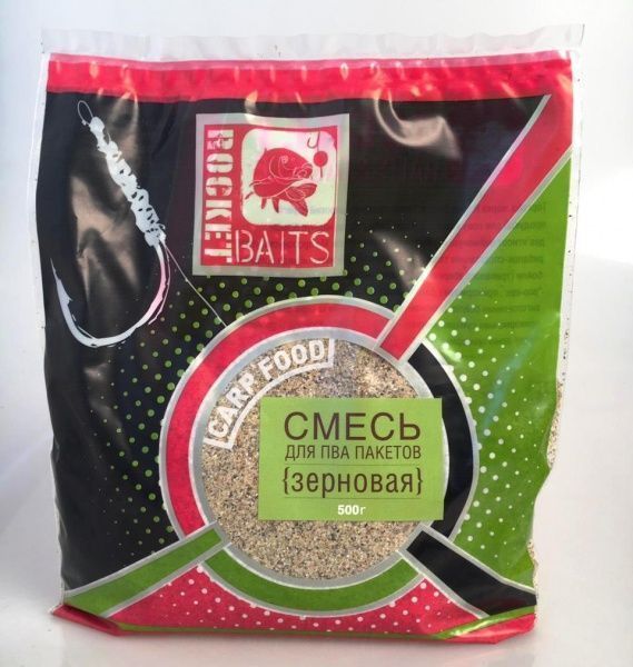 Прикормка Rocket Baits для ПВА пакетів зернова 500 г натуральний
