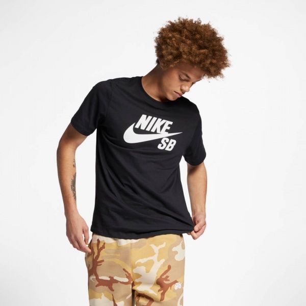 Футболка Nike M NK SB DRY TEE DFCT LOGO AR4209-010 M чорний