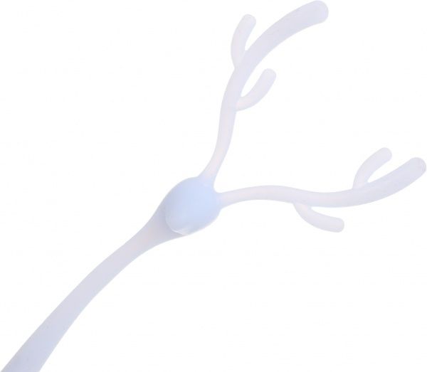 Ручка гелевая Рождественский голубой олень 