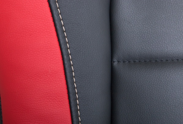 Кресло Nowy Styl Record Eco-30/Eco-90 черно-красный 